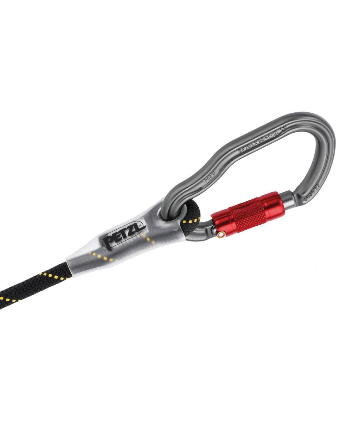 Petzl M40A RLA VERTIGO Carabiner for Progression Lanyard, Twist-Lock