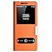 Samsung Galaxy Note 8 Case, Genuine Leather Ultra Thin Shockproof Samsung Galaxy Note 8 Cover Flip Case Window View Stand Feature Magnet Closure Phone Case for Samsung Galaxy Note 8 (Orange)