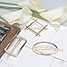 Jaciya 14pcs Minimalist Dainty Hair Clips Gold Hollow Geometric Alloy Hairpin Hair Clamps,Circle,Triangle and Moon Multiple Pattern for Women (Gold)