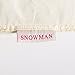 SNOWMAN Down and Feather Filling Firm Support Pillows For Sleeping For Side and Back Sleepers,Ivory Solid in Queen Size,2 packs