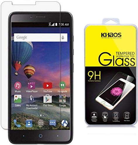 KHAOS For ZTE Grand X Max 2 Z988 HD Tempered Glass Screen Protector 2.5D Round Edge,Ultra-Clear Anti-Scratch (For ZTE Grand X Max 2 Z988)