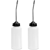 Begino Sewing Machine Oiler, 120ml 2Pcs | Extended Spout Oil Bottle, Screw-on Cap Dispenser, Precision Lubrication Tool, Easy Refill