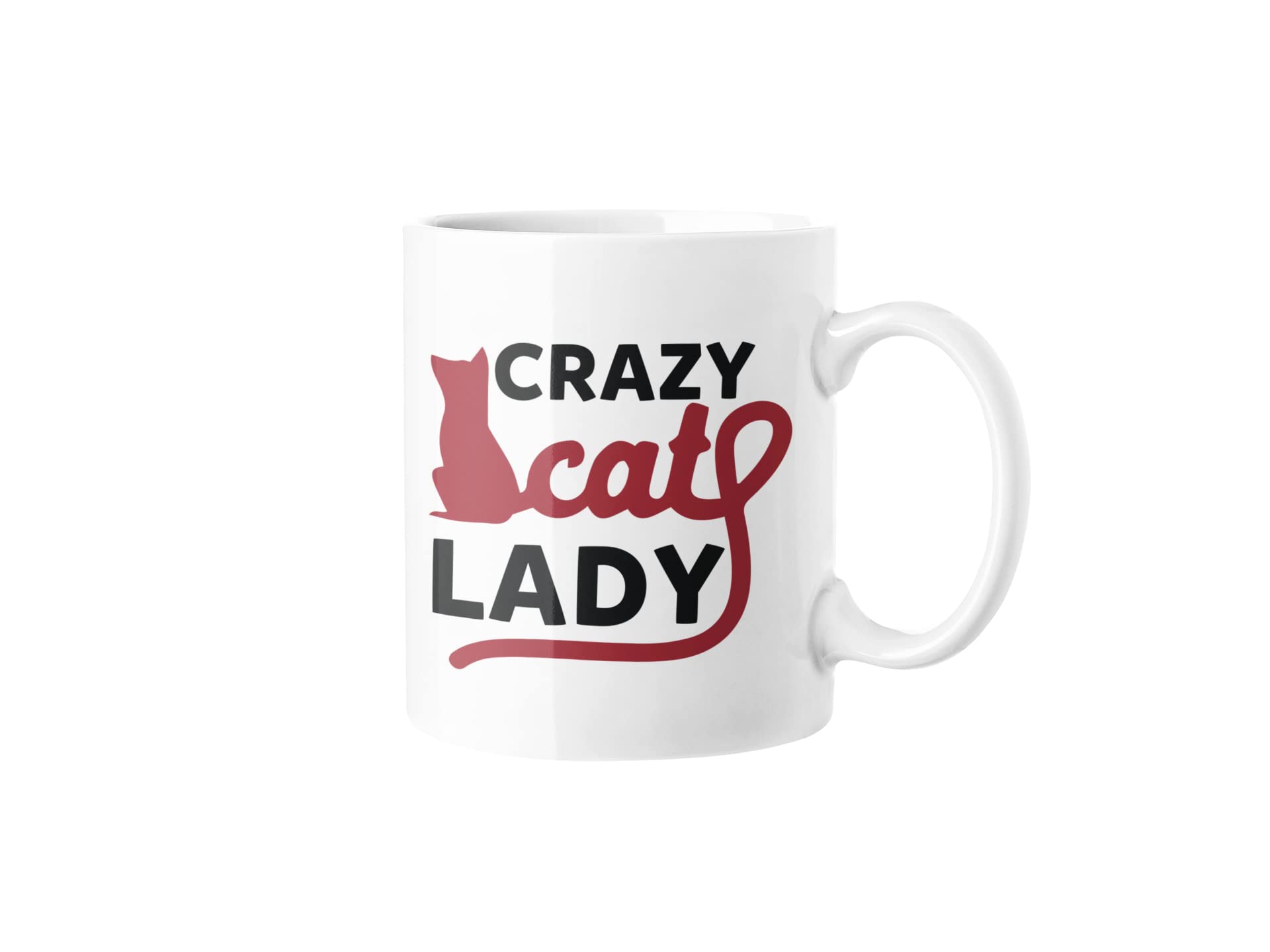 Super Lemon Crazy Cat Lady Animal Lover Ceramic 11oz Mug Cup Present Gift Office Work