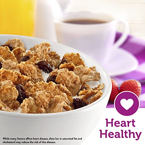 Raisin Bran Breakfast Cereal, High Fiber Cereal, Made with Real Fruit