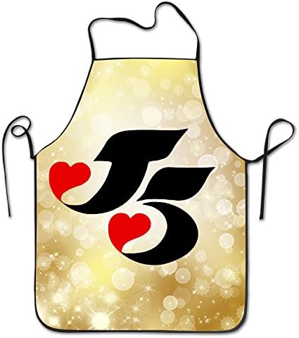 LFISH3 Pop Rock Band Jackson Five Classic Overhand Apron