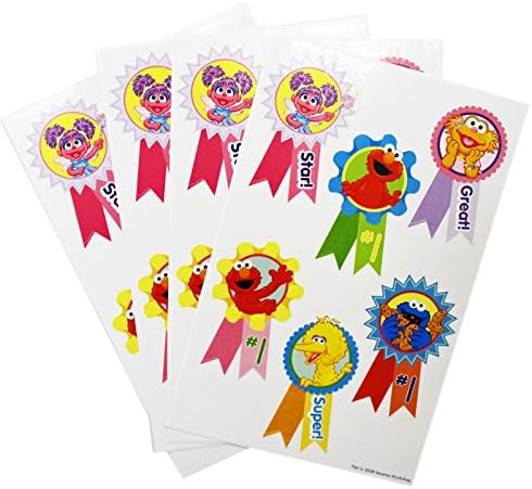 Sesame Street Grand Prize Ribbon Reward Stickers (6 Stickers/Sheet)