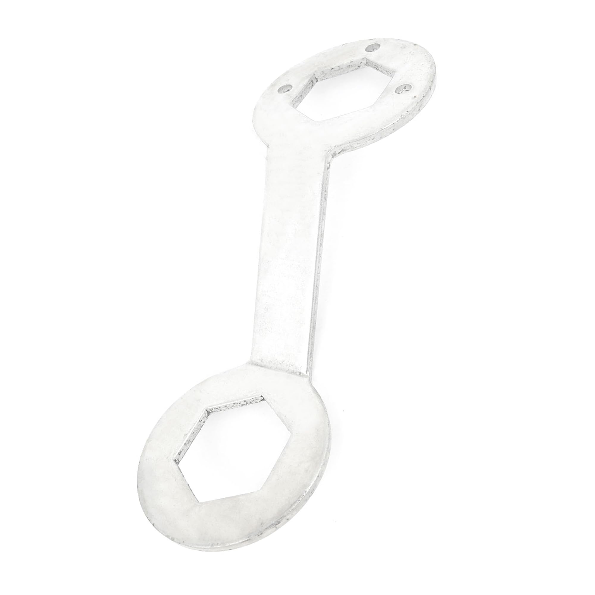 Partuto 1 Pcs Universal Hex Wrench Hexagon Spanner - Metal Silver Tone