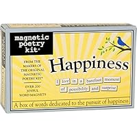 Magnetic Poetry - Happiness Kit - Words for Refrigerator - Write Poems and Letters on The Fridge - Made in The USA