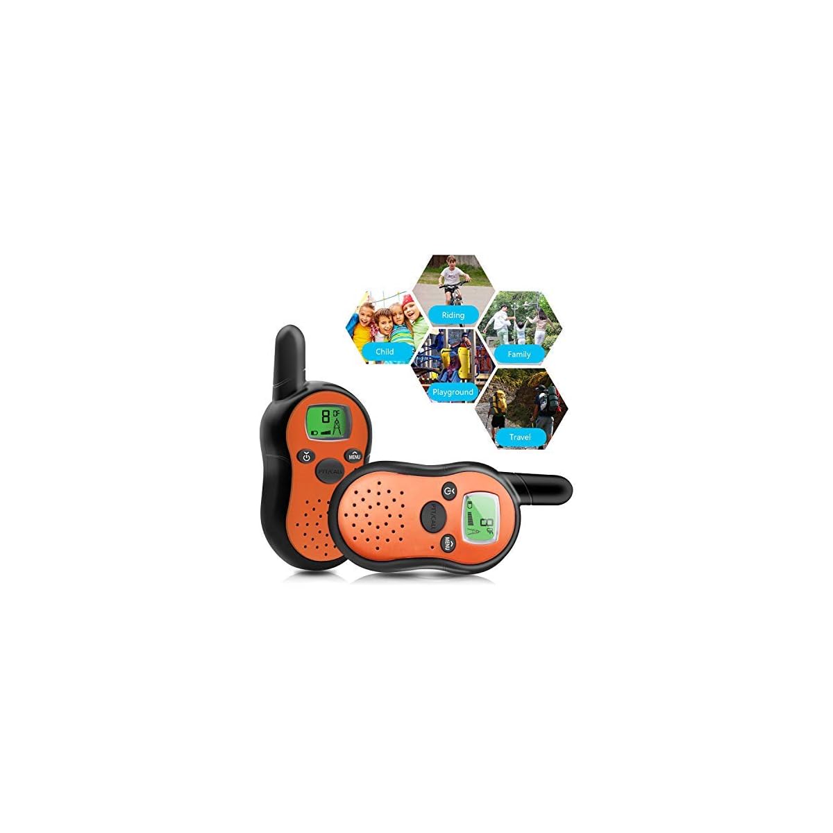 KOMVOX Walkie Talkies for Kids Toddlers Two Way Radios Toy Voice