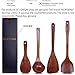 Wooden Kitchen Utensils Set, Wood Cooking Spatula and Spoons Set, HOPEBIRD Wooden Cooking Utensils Set 4 Pieces