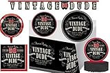 Vintage Dude 50th Birthday Party Supplies & Decorations Pack! Bundle Includes Dinner Plates, Dessert Plates, Napkins for 8 Guests Plus a Centerpiece, Jointed Banner, 18 Balloon, & Table Cover