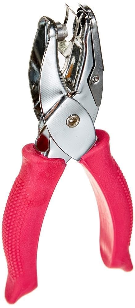 Artemio 6 mm Round Tang Punch, Red