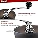 Hero Manual Coffee Grinder-Conical Ceramic Burr Mill,Adjustable Hand Precision Brewing, Black