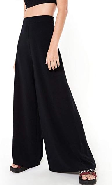 calça pantalona larga