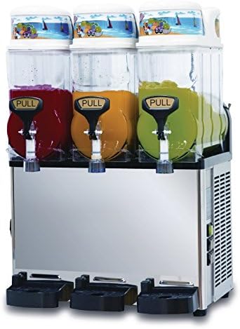 Blue Ice Triple Canister Slush Machine ST12X3 Capacity: 9 Litres per tank. Dimensions: 897(H)x 598(W)x 468(D)mm Power Type 1.6kW, 13A