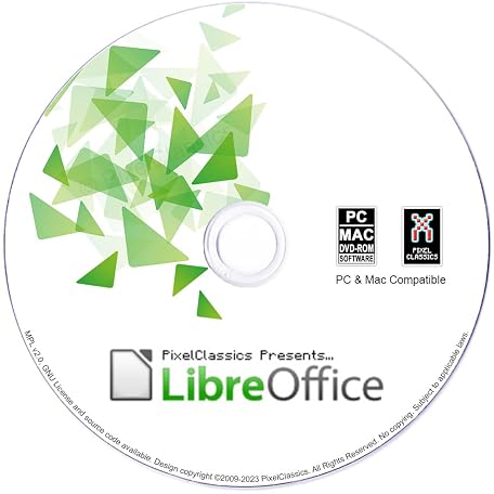 Mua LibreOffice 2025 on CD Disc | Compatible with Microsoft Office 2024 ...
