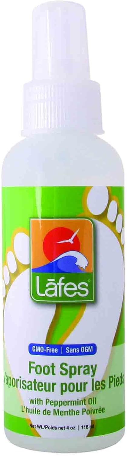 Lafe's Natural Body Care | Peppermint Foot Spray | Cools & Eliminates Odors (4oz): Health & Personal Care