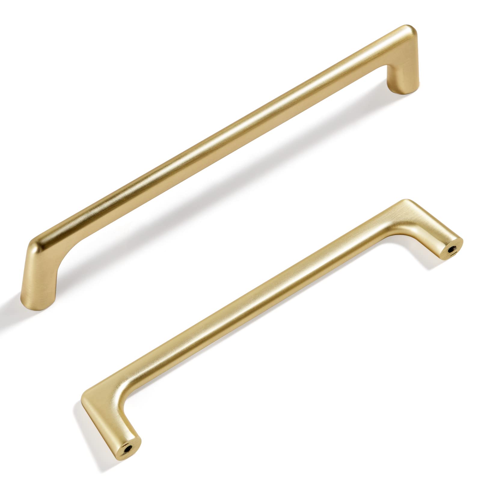 Goo-Ki Brushed Brass Zinc Alloy Cabinet Pull,Modern