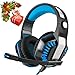Professional PC Gaming Headset with Mic for PS4, Xbox One, Pro Over-Ear Headphones with USB LED Light, Noise Cancelling, Stereo Bass Surround, Volume Control for Laptop, Computer, Smartphonesthumb 1