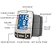 Automatic Wrist Blood Pressure Monitor Blood Monitor + 2AAA with Large LCD Display - FDA Approved (Silver)