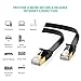 UGREEN Cat 7 Ethernet Cable Cat7 High Speed Flat Gigabit RJ45 LAN Cable 10Gbps Shielded Internet Network Patch Cord Compatible for Gaming PS5 PS4 PS3 Xbox PC Laptop Modem Router Computer 3FT 2 Pack