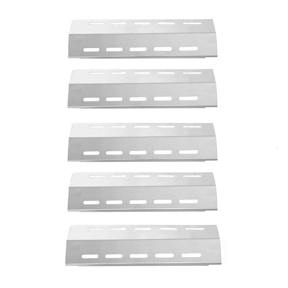 LOKHING 30500701/30500097 (5-pack) Stainless steel Heat Plate, Heat Tent,Replacement for Select Ducane 5 Burner, FirePlus, Fire Mountain, CosmoGrill, Campingaz and Other Model Grills