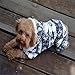 Howstar Puppy Hoodie Coat, Pet Dog Warm Sweater Doggie Hoodies Clothing Stylish Apparel (S, Gray)
