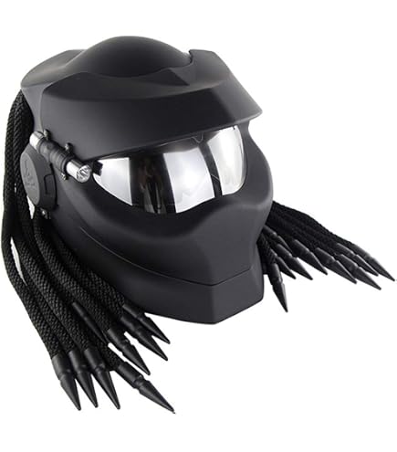 Amazon.com: Pro Predator Motorcycle DOT Approved White Helmet include Tri  Laser Top Level T03 : Automotive
