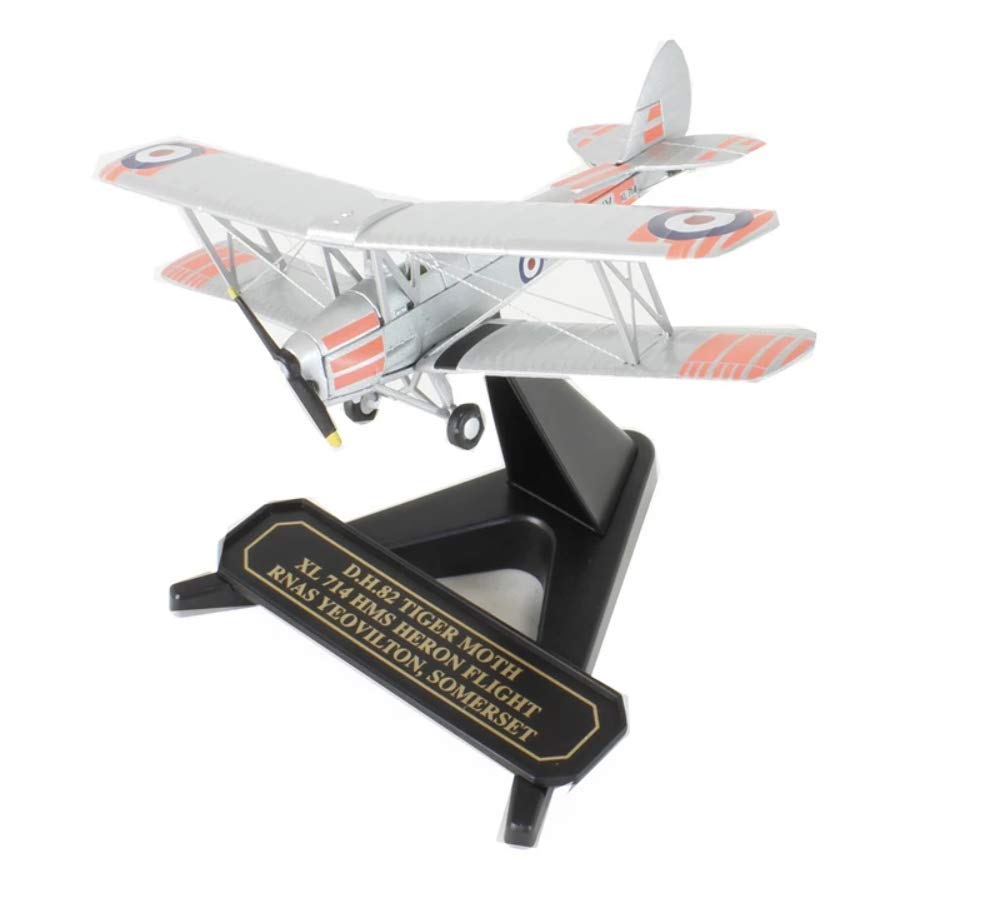 Oxford Diecast 72TM008 DH Tiger Moth XL 714 HMS Heron Flight
