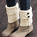 FAYBOX Women Boot Cuffs Leg Warmers Crochet Short Knitted Socks Warm Toppers Winter