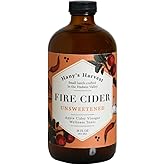 Hany's Harvest Unsweetened Fire Cider – 16 fl oz Glass Bottle | All-Natural, Small-Batch, Handcrafted, Non-GMO, Gluten-Free, 