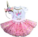 1st Birthday Outfit Baby Girl Tutu - Unicorn