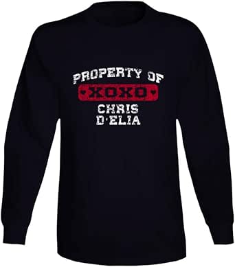 Property of Chris D'elia Comedian Comedy Worn Look Fan Long Sleeve T