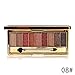 9 Colors Diamond Bright Colorful Eye Shadow Palette Glitter Eyeshadow Palette with Mirror (Color 8)