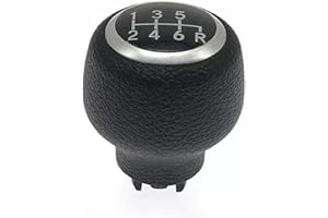 6 Speed Shifter Knob Handle for Honda For Civic 2016-2019 - Black ABS Manual Gear Shift Knob Replacement for 54102-TBA-L02ZB,