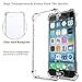 iPhone 8 Case, iPhone 7 Case,Amuoc Crystal Clear Cover Case [Shock Absorption] with Transparent Hard Plastic Back Plate and Soft TPU Gel Bumper (Clear)