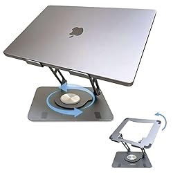 Swivel Laptop Stand for Desk, Adjustable Laptop