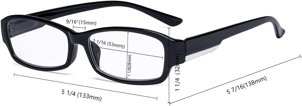 Eyekepper Reading Glasses - Stylish Reader Eyeglasses for Women Reading +2.25, 4 works Mix - Image 5