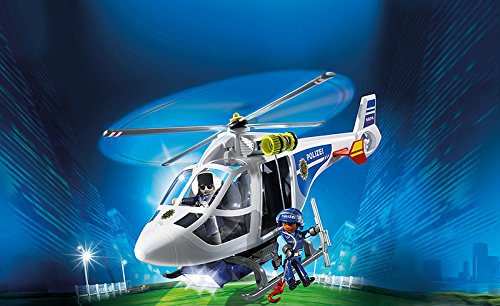 Playmobil Police Helicopter With Led Light Helicopter Playmobil City Action 6921 Playmobil 6921 City Action