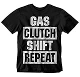 Gas Clutch Shift Repeat T-shirt