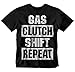 Gas Clutch Shift Repeat T-shirt