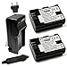 Wasabi Power LP-E6, LP-E6N Battery (2-Pack) and Charger for Canon EOS 5D Mark II/III/IV, EOS 5DS, 5DS R, EOS 6D, 6D Mark II, EOS 7D, 7D Mark II, EOS 60D, 60Da, 70D, 80D, EOS R, XC10, XC15 primary