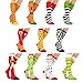 Go2Socks Holiday Compression Socks | Women Men Nurses Runners | 15-20 mmHg Medical Stockings