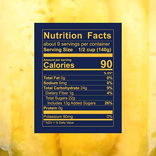 Member's Mark Pineapple Spears in Coconut Water (42 Ounce), 2.6 Pound