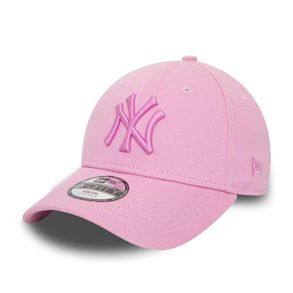 New Era Kids New York Yankees League Essentials 9FORTY Cap - Youth (6-12 Yrs) Pink