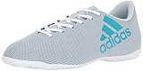 adidas Men's Shoes | X 17.4 Indoor Soccer, White/Energy Blue/Clear Grey, (9.5 M US)