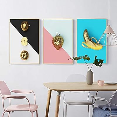 Serie De Arte Creativa Fresa Del Platano Fruta De Apple Murales