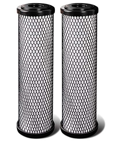 Fil-fresh 1 Micron 10" x 2.5" Whole House CTO Activated Carbon Block Water Filter Replacement Cartridge Fits Standard Under Sink and RO Water Filtration System（2 Pack） - Thumbnail 7