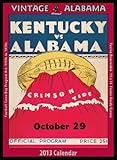 Alabama Crimson Tide 2013 Vintage Football Calendar by 