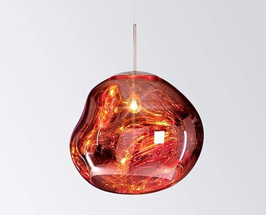 red chandelier modern